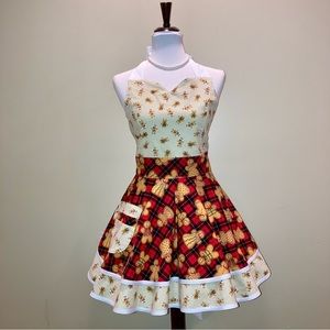 Retro Style Christmas Apron